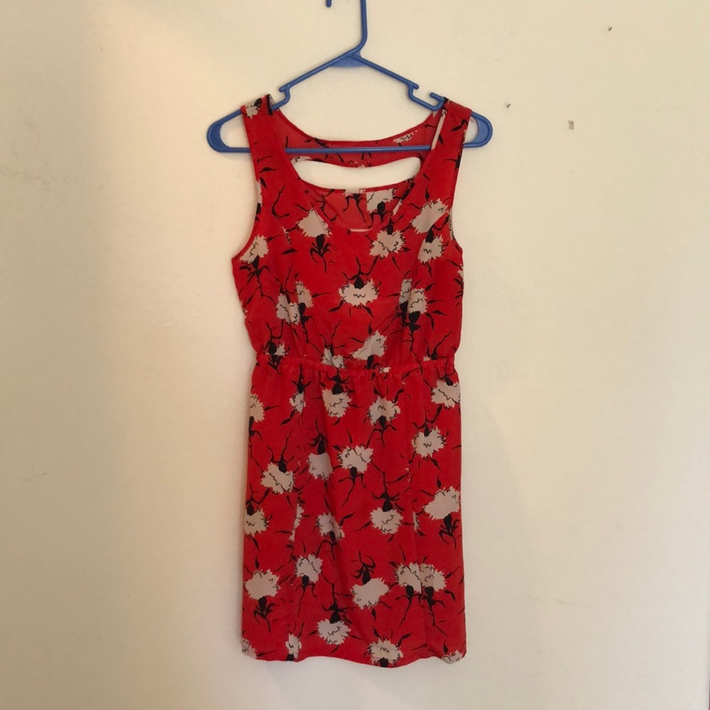 Red Flower Dress